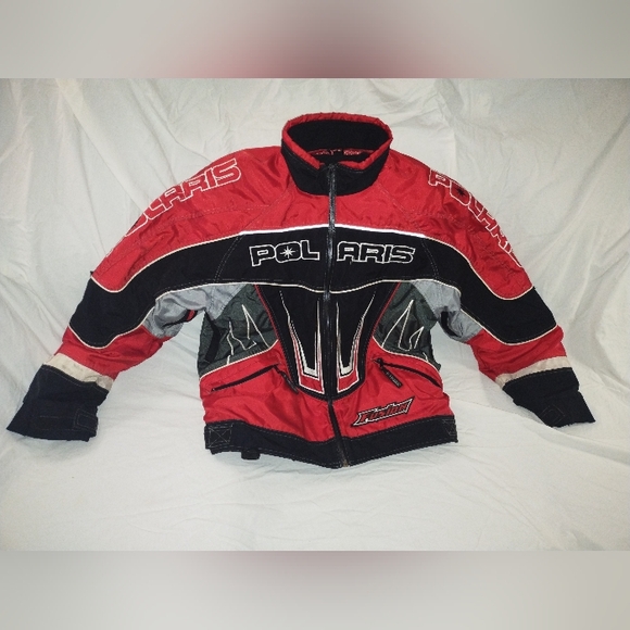 Polaris Fusion Thermolite Plus Snowmobile Winter Jacket Coat Size Medium - Picture 1 of 6